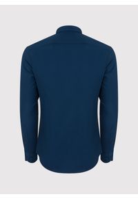 Pako Lorente - PAKO LORENTE – Gładka elegancka koszula męska w kolorze granatowym. Typ kołnierza: kołnierzyk klasyczny. Kolor: niebieski. Materiał: bawełna. Długość rękawa: długi rękaw. Długość: długie. Wzór: gładki. Styl: elegancki #6