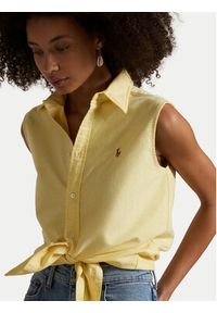 Polo Ralph Lauren Koszula 211968896004 Żółty Classic Fit. Typ kołnierza: polo. Kolor: żółty. Materiał: bawełna
