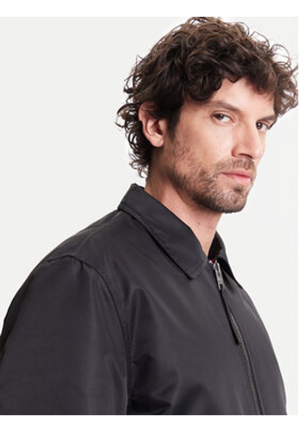 Hugo - HUGO Kurtka bomber Balamo2531 50541604 Czarny Regular Fit. Kolor: czarny. Materiał: syntetyk