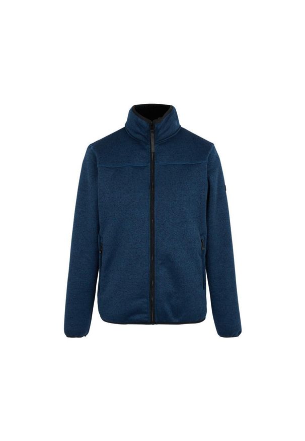 Polar zapinany na zamek błyskawiczny Regatta Branleigh. Kolor: niebieski. Materiał: polar. Sport: turystyka piesza