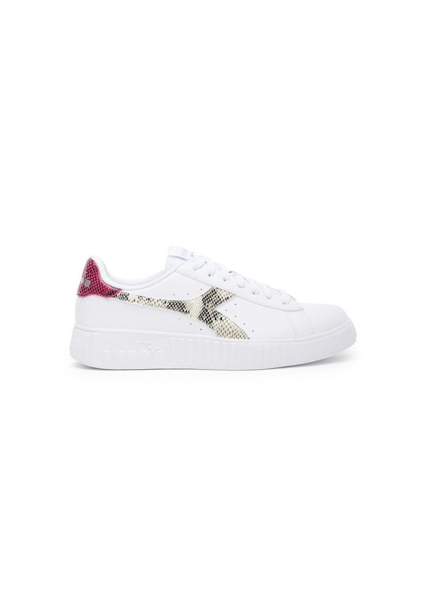 Diadora - Trampki damskie DIADORA GAME P STEP REPTILE. Kolor: biały