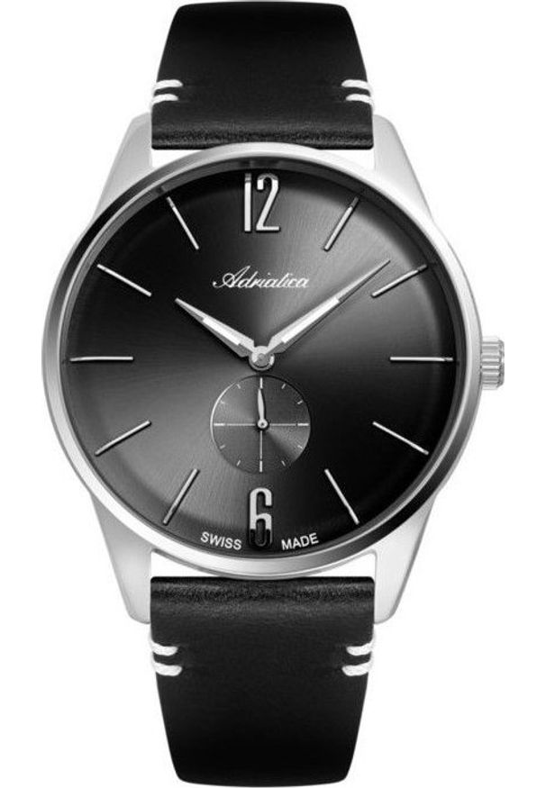 Zegarek męski Adriatica A8264.5256QXL czarny. Kolor: czarny