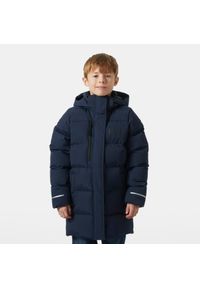 Długa kurtka puchowa z kapturem dla dziewczynki Helly Hansen Adore. Typ kołnierza: kaptur. Kolor: niebieski. Materiał: puch. Długość: długie. Sezon: zima #1
