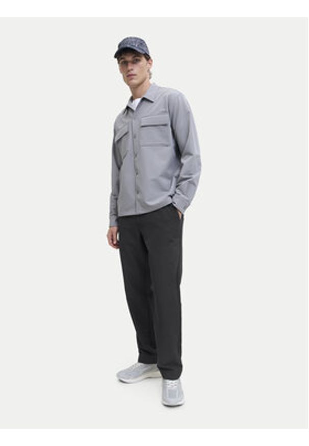 Jack & Jones Spodnie materiałowe Kane 12286943 Czarny Relaxed Fit. Kolor: czarny. Materiał: syntetyk