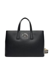 Karl Lagerfeld - KARL LAGERFELD Torebka A3W30315 Czarny. Kolor: czarny. Materiał: skórzane