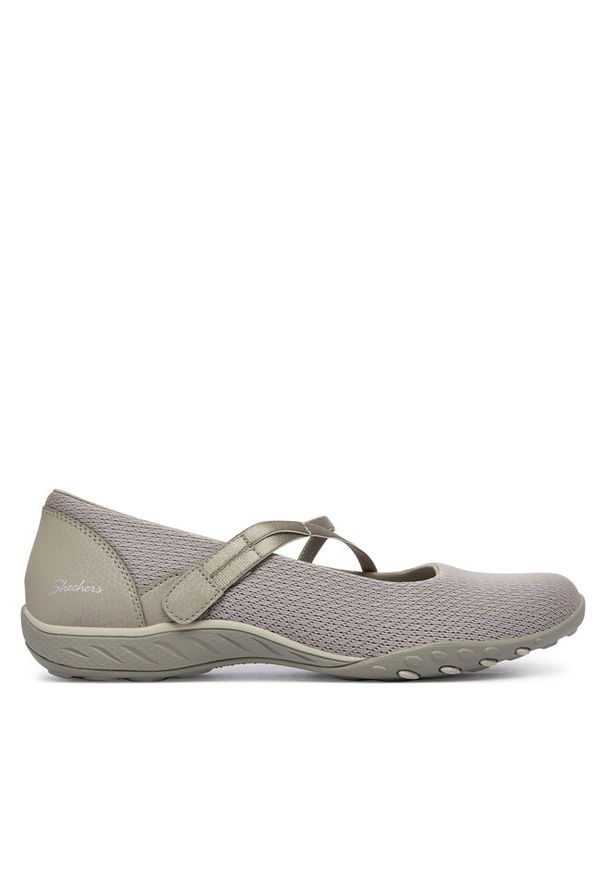 skechers - Baleriny Skechers. Kolor: beżowy