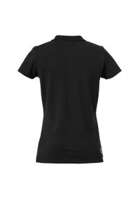 KEMPA - Damska koszulka polo Kempa Basics. Typ kołnierza: polo. Kolor: czarny. Materiał: materiał