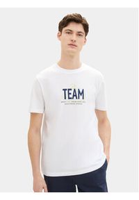 Tom Tailor Denim T-Shirt 1040838 Biały Regular Fit. Kolor: biały. Materiał: bawełna #3