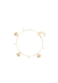 W.KRUK - Bransoletka złota Santorini. Materiał: złote. Kolor: złoty. Wzór: ażurowy, ze splotem. Kamień szlachetny: perła #1