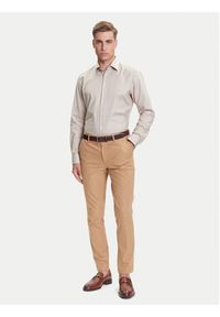 BOSS Koszula H-Joe 50519887 Beżowy Regular Fit. Kolor: beżowy. Materiał: bawełna
