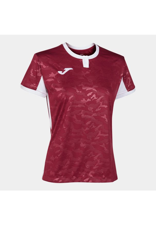 Koszulka do piłki nożnej damska Joma Toletum II. Kolor: wielokolorowy, biały, czerwony, brązowy. Sport: piłka nożna