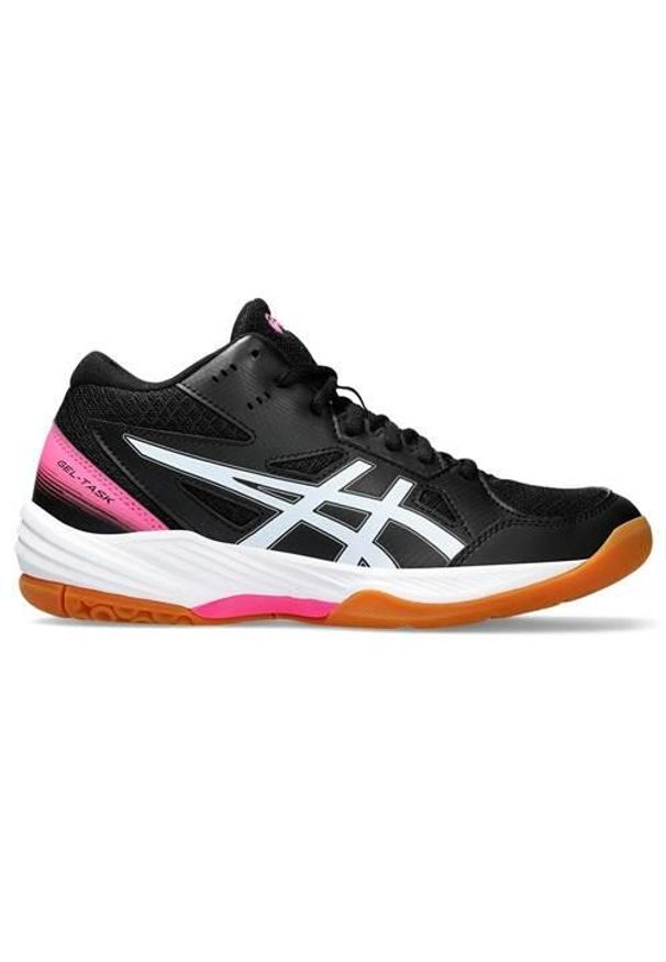 Buty siatkarskie damskie Asics Gel Task MT 3. Kolor: czarny, wielokolorowy. Materiał: syntetyk, materiał. Sport: siatkówka