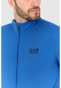 EA7 Emporio Armani - EA7 Dres niebieski. Kolor: niebieski. Materiał: dresówka
