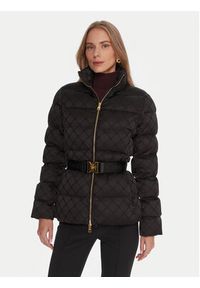 Elisabetta Franchi Kurtka zimowa PI-83D-56E2-V600 Czarny Regular Fit. Kolor: czarny. Materiał: syntetyk. Sezon: zima #3