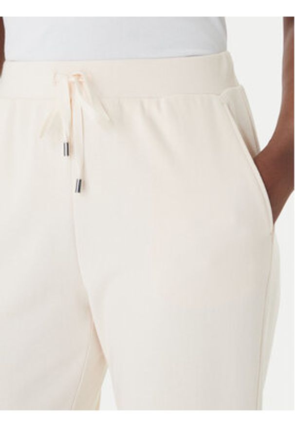 Liu Jo Sport Spodnie dresowe TA6031 FS002 Beżowy Regular Fit. Kolor: beżowy. Materiał: bawełna