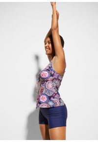 bonprix - Top plażowy. Okazja: na plażę. Kolor: fioletowy. Długość rękawa: na ramiączkach #1