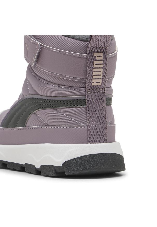 Puma - Buty dla małych dzieci PUMA Evolve PUMA Plum Jam Shadow Gray Purple. Kolor: fioletowy, szary, wielokolorowy. Sport: turystyka piesza