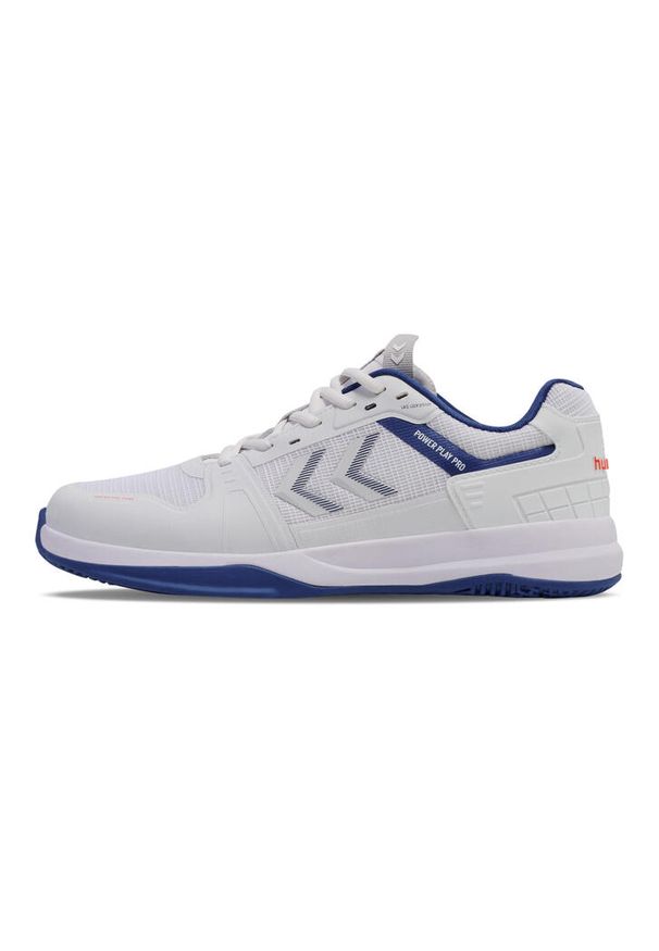 Buty do chodzenia męskie Hummel Power Play Pro. Zapięcie: sznurówki. Kolor: biały, wielokolorowy, niebieski. Materiał: materiał, syntetyk. Szerokość cholewki: normalna. Sport: turystyka piesza