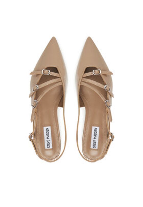 Steve Madden Baleriny Cianna SM11003709 Brązowy. Kolor: brązowy. Materiał: skóra