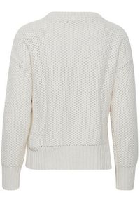 Fransa Sweter 20611827 Écru Regular Fit. Materiał: bawełna #3