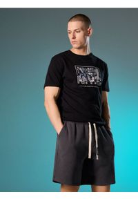 Sinsay - Bawełniane szorty - szary. Kolor: szary. Materiał: bawełna #1