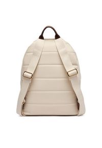 TOMMY HILFIGER - Tommy Hilfiger Plecak Popette Dome Backpack AW0AW17939 Écru. Kolor: kremowy. Materiał: skóra #4