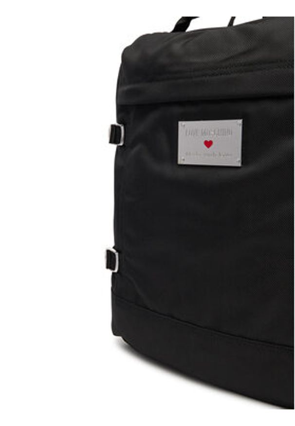 Love Moschino - LOVE MOSCHINO Plecak JC4200PP1NLN100A Czarny. Kolor: czarny. Materiał: materiał