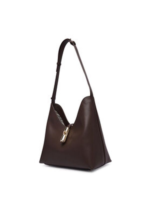 Furla Torebka Goccia M WB01499 BX3104 CN 2460S Brązowy ciemny. Kolor: brązowy. Materiał: skórzane