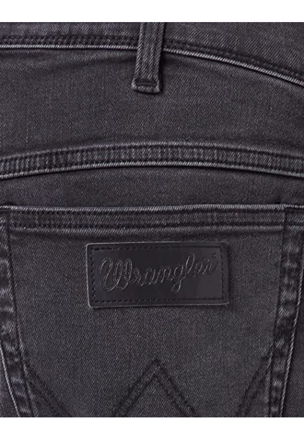 Wrangler - WRANGLER TEXAS SLIM MĘSKIE SPODNIE JEANSOWE BLACK DIRT W12SHP094 112145795