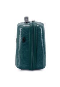 Wittchen - Komplet walizek z polikarbonu jednokolorowych. Kolor: zielony. Materiał: guma #4