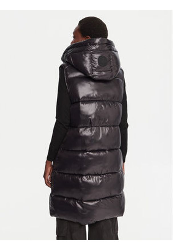 Save The Duck Bezrękawnik D80302W LOVE21 Czarny Regular Fit. Kolor: czarny. Materiał: syntetyk. Długość rękawa: bez rękawów