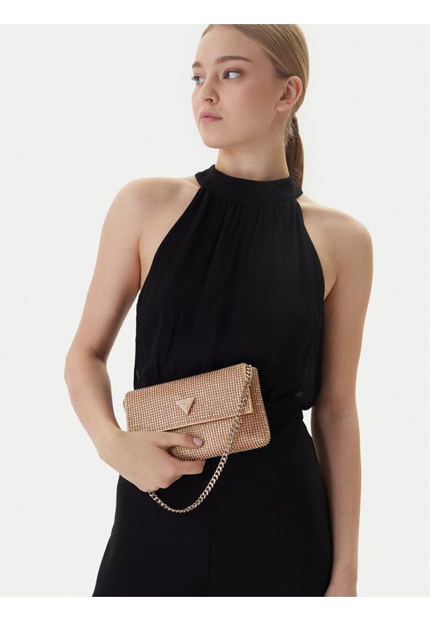 Guess Torebka Zalina HWRP93 50700 Złoty. Kolor: złoty