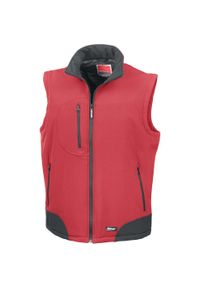 RESULT - Kamizelka puchowa Result Softshell. Kolor: wielokolorowy, czarny, czerwony. Materiał: softshell, puch. Długość rękawa: bez rękawów #2