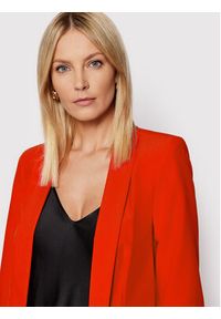 Pieces Marynarka Boss 17090996 Czerwony Regular Fit. Kolor: czerwony. Materiał: syntetyk #3