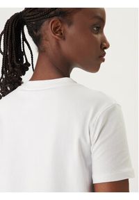 Versace Jeans T-Shirt 80HAHT09 Biały Regular Fit. Kolor: biały. Materiał: bawełna #3