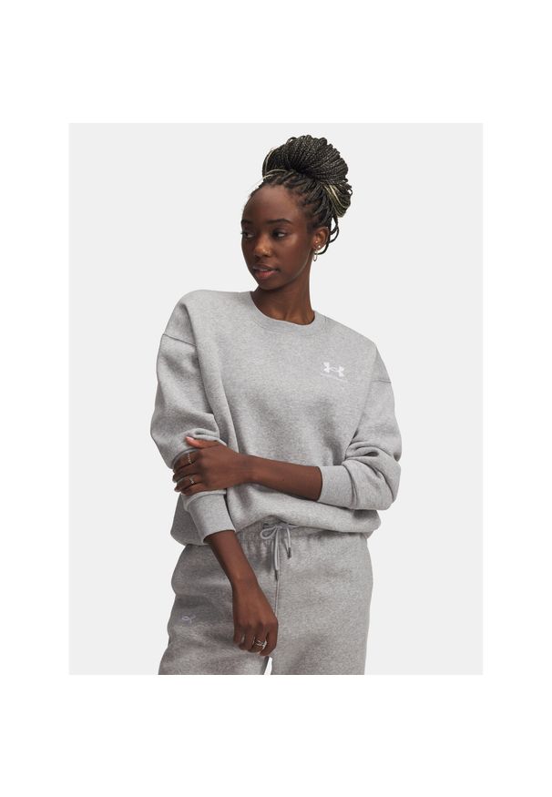 Bluza Under Armour Icon Fleece Crew. Kolor: szary