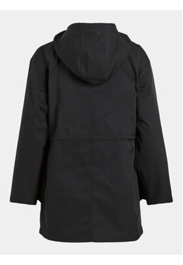 Vila Parka Kahara 14089615 Czarny Regular Fit. Kolor: czarny. Materiał: syntetyk