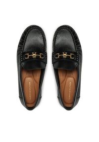 TOMMY HILFIGER - Tommy Hilfiger Mokasyny Soft Leather Horsebit Loafer FW0FW08414 Czarny. Kolor: czarny. Materiał: skóra