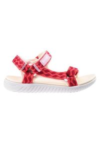 Hi-tec - Buty do chodzenia damskie Hi-Tec Hanar. Zapięcie: rzepy. Kolor: czerwony. Materiał: syntetyk, materiał. Sport: turystyka piesza