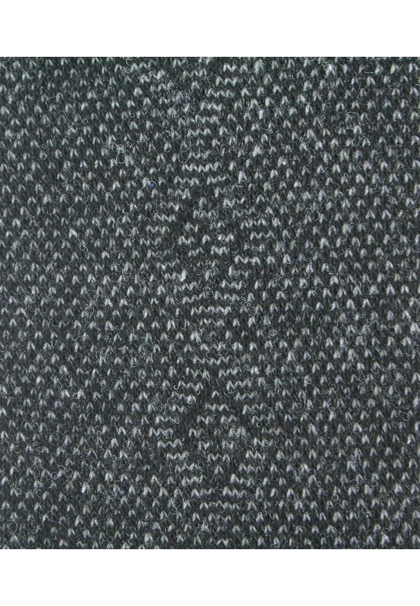 His Story - Ciepłe Wełniane Skarpetki Zimowe - Grafit, Wzorek. Materiał: wełna, elastan, poliamid