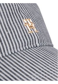 TOMMY HILFIGER - Tommy Hilfiger Czapka z daszkiem Premiu Beach AW0AW17141 Niebieski. Kolor: niebieski. Materiał: len, materiał #3