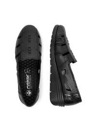 Rieker Półbuty L5358-00 Czarny. Kolor: czarny. Materiał: skóra #3
