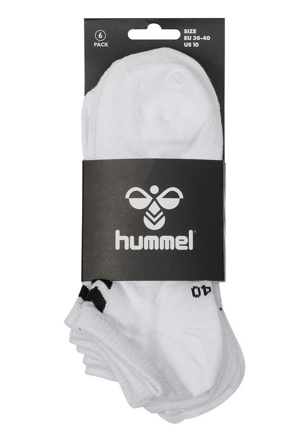 Krótkie skarpety damskie Hummel hmlchevron (x6). Kolor: biały