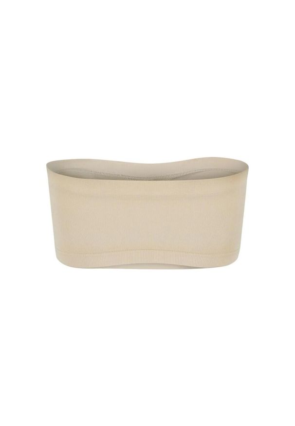 Urban Classics - Top Damski Z Pikowanej Tkaniny Bez Ramiączek 2pak. Kolor: biały. Materiał: tkanina. Długość rękawa: bez ramiączek