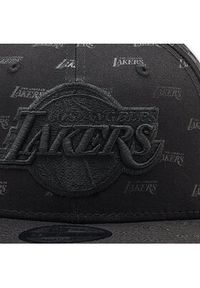 New Era Czapka z daszkiem LA Lakers Monogram 60284959 Czarny. Kolor: czarny. Materiał: materiał, bawełna #3