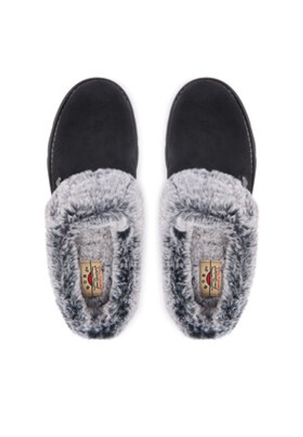 skechers - Skechers Kapcie Keepsakes Lite 114762/BBK Czarny. Kolor: czarny. Materiał: skóra