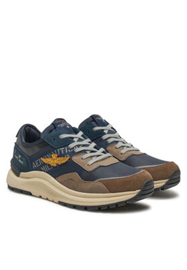 Aeronautica Militare Sneakersy 242SC286CT3377 Granatowy. Kolor: niebieski. Materiał: materiał