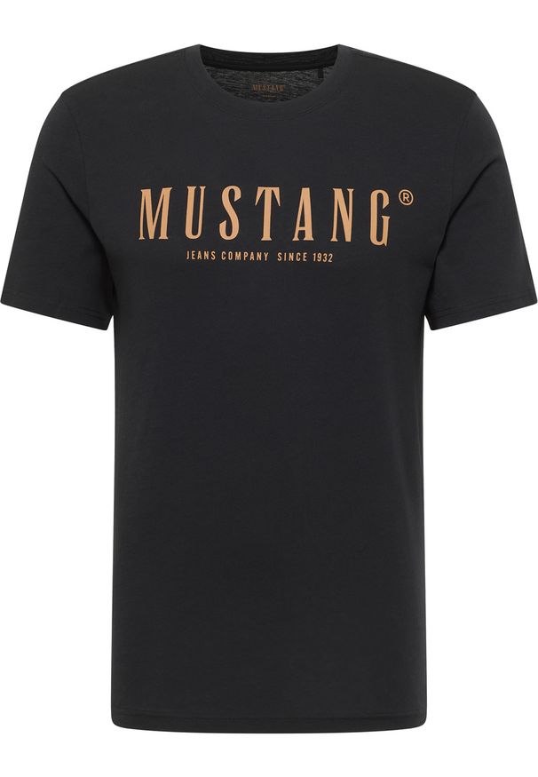 Męski T-Shirt Mustang Style Austin Jet Black 1017125 4188