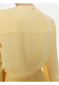 Rinascimento Sukienka koktajlowa CFC0117654003 Żółty Regular Fit. Kolor: żółty. Materiał: syntetyk. Styl: wizytowy #2