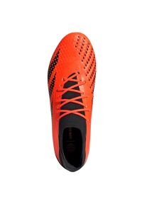 Adidas - Buty piłkarskie adidas Predator Accuracy.1 Fg GW4572 pomarańczowe. Zapięcie: sznurówki. Kolor: pomarańczowy. Materiał: materiał, syntetyk, guma. Szerokość cholewki: normalna. Sport: piłka nożna #7